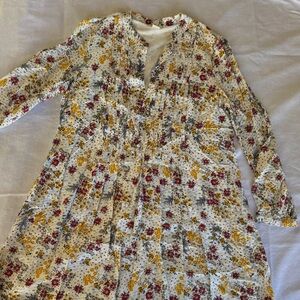 Old Navy Floral Print Dress - Pink, Yellow, White